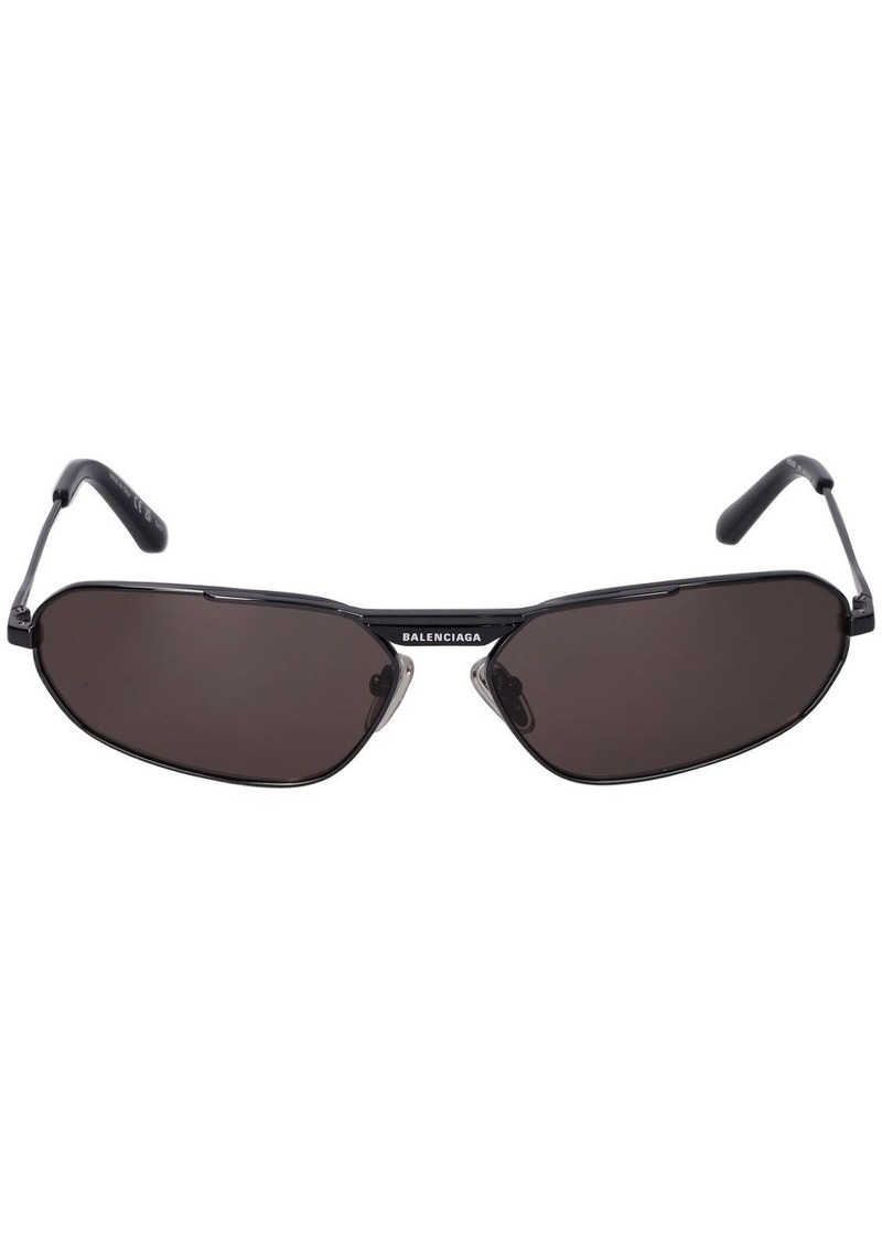 Balenciaga 0245s Tag 2.0 Oval Metal Sunglasses