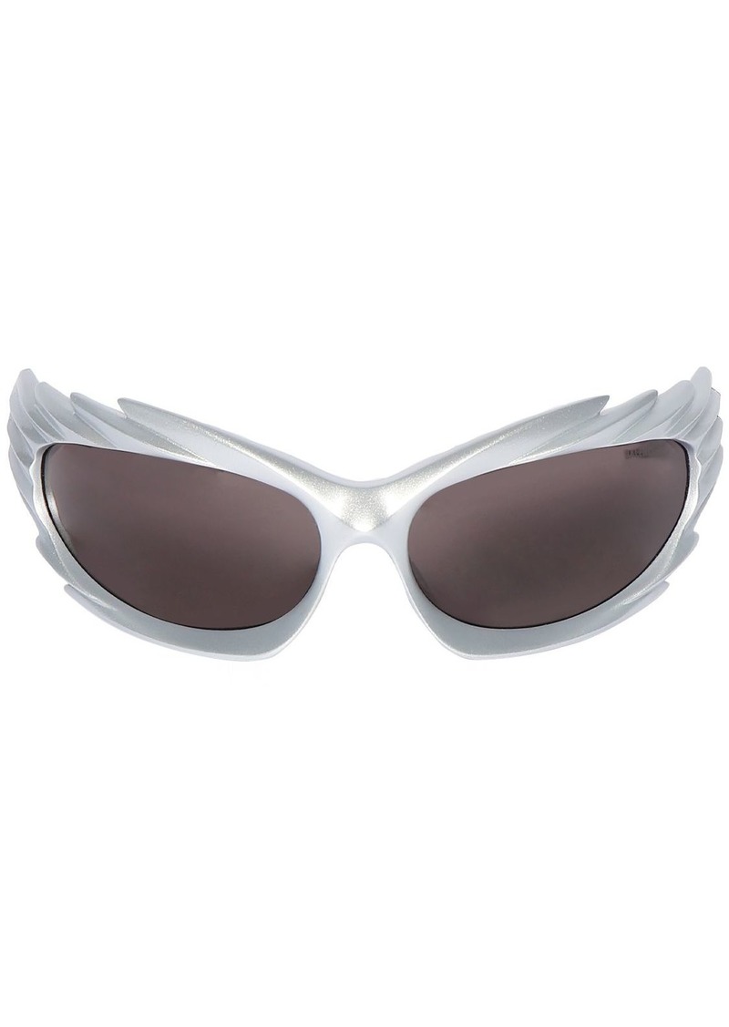 Balenciaga 0255s Spike Rectangle Acetate Sunglasses