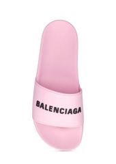 Balenciaga 10mm Pool Rubber Slide Sandals