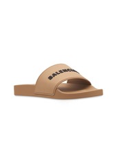 Balenciaga 10mm Pool Rubber Slide Sandals