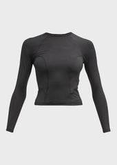 Balenciaga 3B Sports Icon Fitted Long Sleeve Top