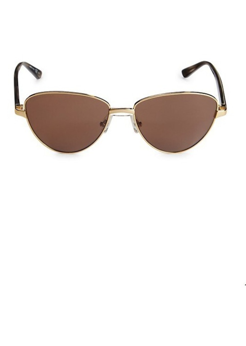 balenciaga 57mm cat eye sunglasses