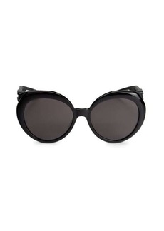Balenciaga 58MM Round Cat Eye Sunglasses