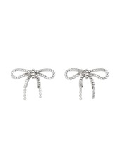 Balenciaga Archive Ribbon crystal-embellished earrings