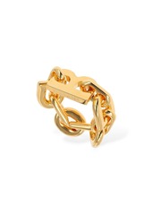 Balenciaga B Chain Brass Ring