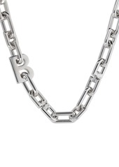 Balenciaga B Chain Thin Brass Necklace