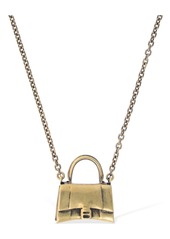 Balenciaga Bag Brass Necklace