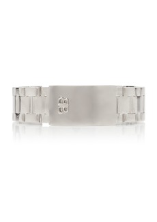 Balenciaga - 24/7 Silver-Tone Bracelet - Silver - S - Moda Operandi - Gifts For Her