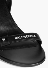 Balenciaga - Afterhour logo-print neon leather sandals - Yellow - EU 38