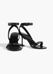 Balenciaga - Afterhour logo-print leather sandals - Black - EU 36