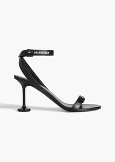 Balenciaga - Afterhour logo-print leather sandals - Black - EU 38