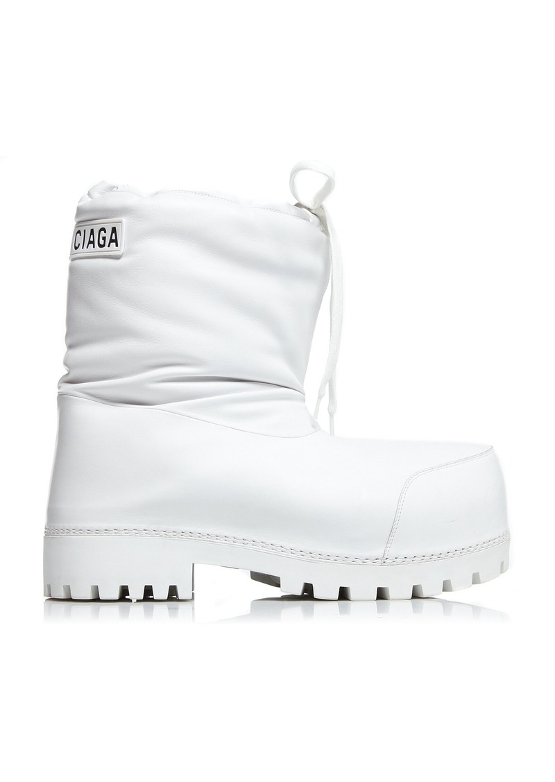 Balenciaga - Alaska Nylon Ski Boots  - White - IT 37 - Moda Operandi