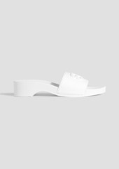 Balenciaga - BB embossed rubber slides - White - EU 36