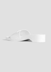 Balenciaga - BB embossed rubber slides - White - EU 37