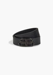 Balenciaga - BB leather wrap bracelet - Black - S