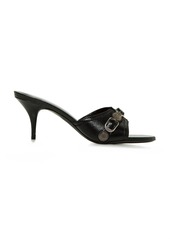 Balenciaga - Cagole Studded Leather Sandals - Black - IT 37 - Moda Operandi