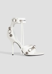 Balenciaga - Cagole studded leather sandals - White - EU 35.5