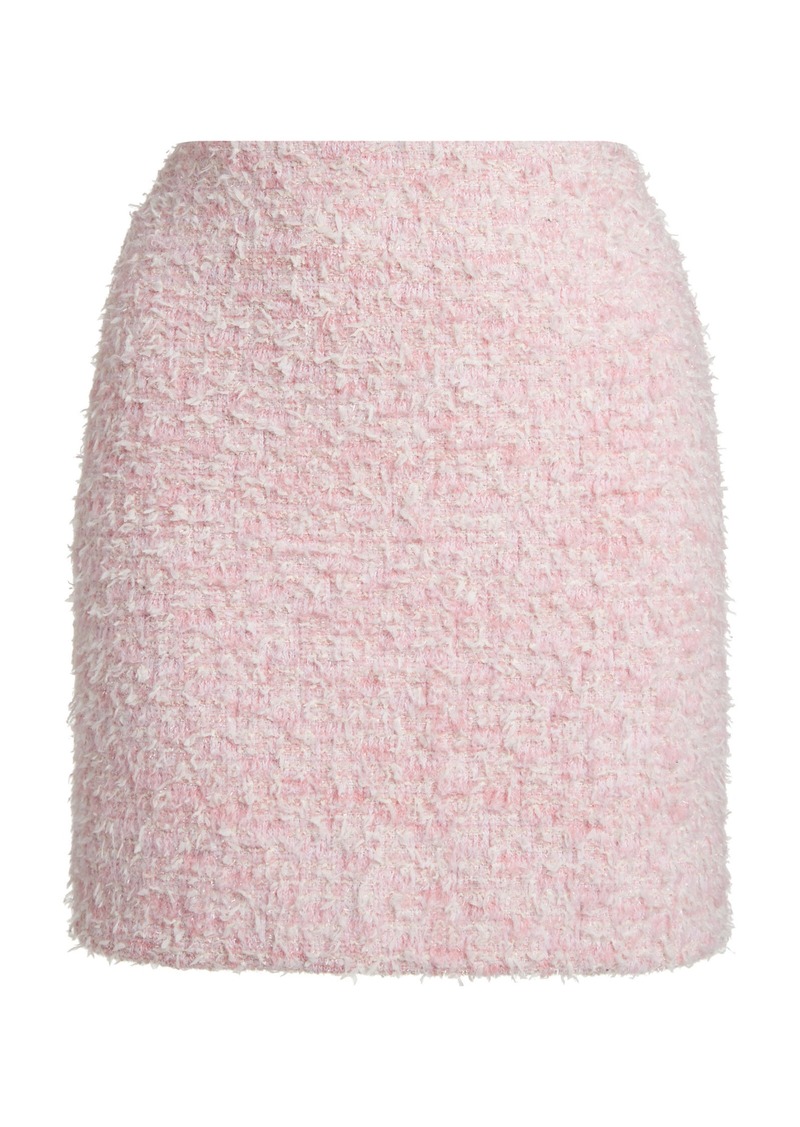 Balenciaga - Cotton Tweed Mini Skirt - Pink - L - Moda Operandi