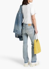 Balenciaga - Distressed low-rise straight-leg jeans - Blue - 25