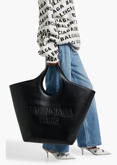 Balenciaga - Embossed leather tote - Black - OneSize