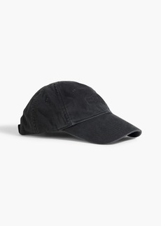 Balenciaga - Embroidered cotton-twill baseball cap - Black - S