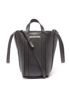 Balenciaga - Everyday Logo-print Leather Tote Bag - Womens - Black
