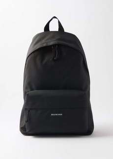 Balenciaga - Explorer Coated-nylon Backpack - Mens - Black - ONE SIZE