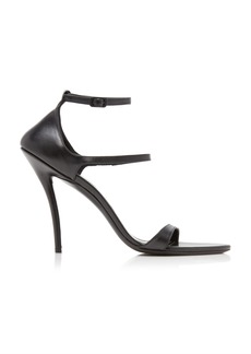 Balenciaga - Honey Leather Sandals - Black - IT 38 - Moda Operandi