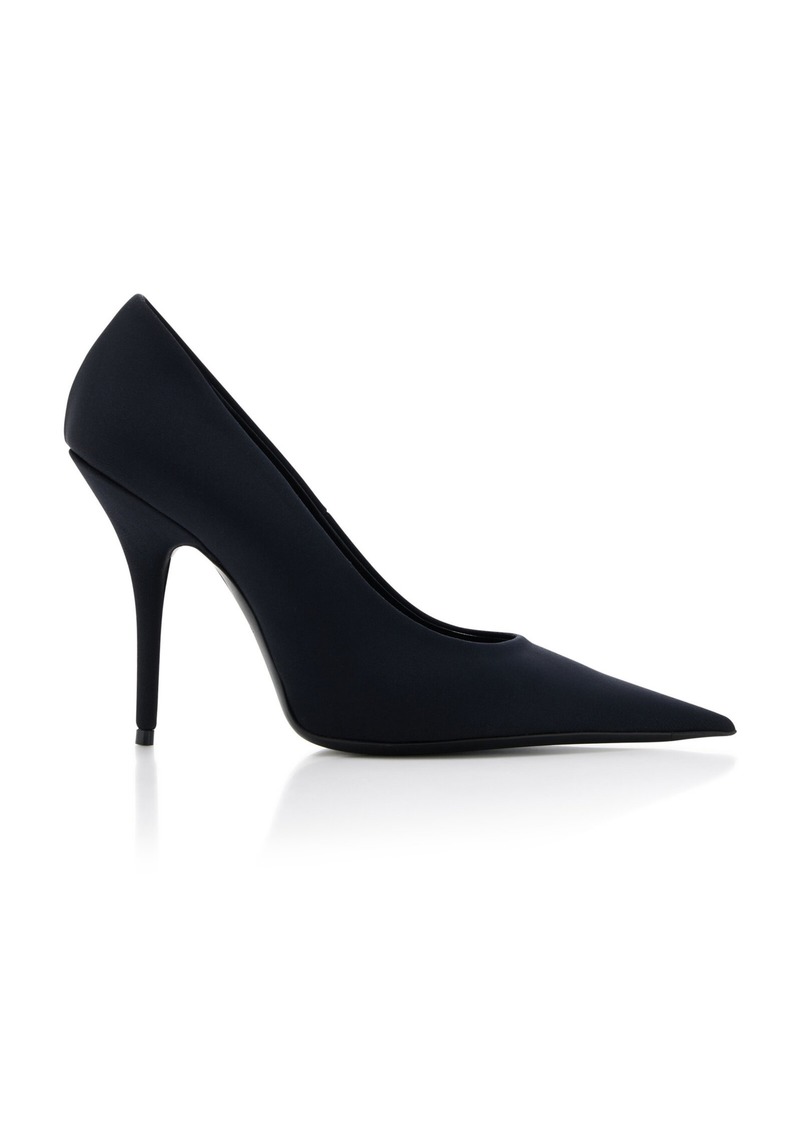 Balenciaga - Knife Jersey Pumps - Black - IT 38 - Moda Operandi