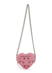 Balenciaga - Le Cagole Leather Mini Crossbody Bag - Pink - OS - Moda Operandi