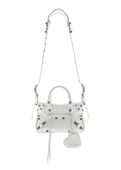 Balenciaga - Le Cagole Small Leather Tote Bag - White - OS - Moda Operandi