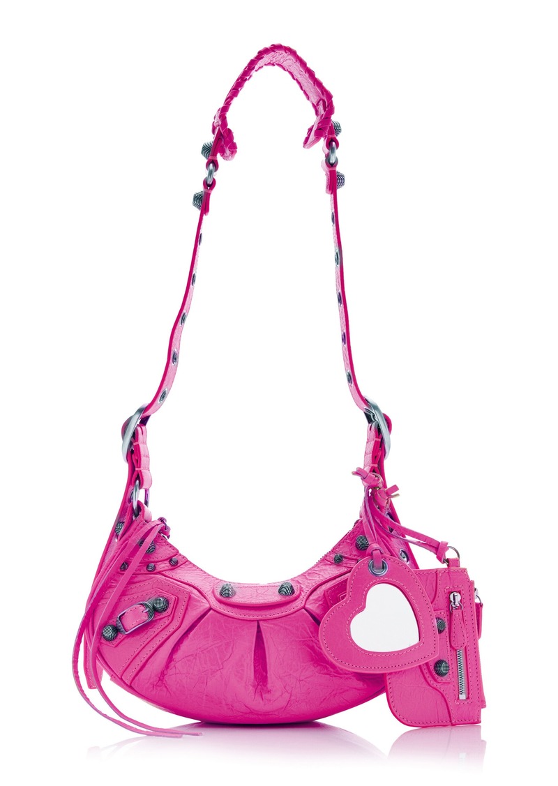 Balenciaga - Le Cagole XS Leather Shoulder Bag - Pink - OS - Moda Operandi