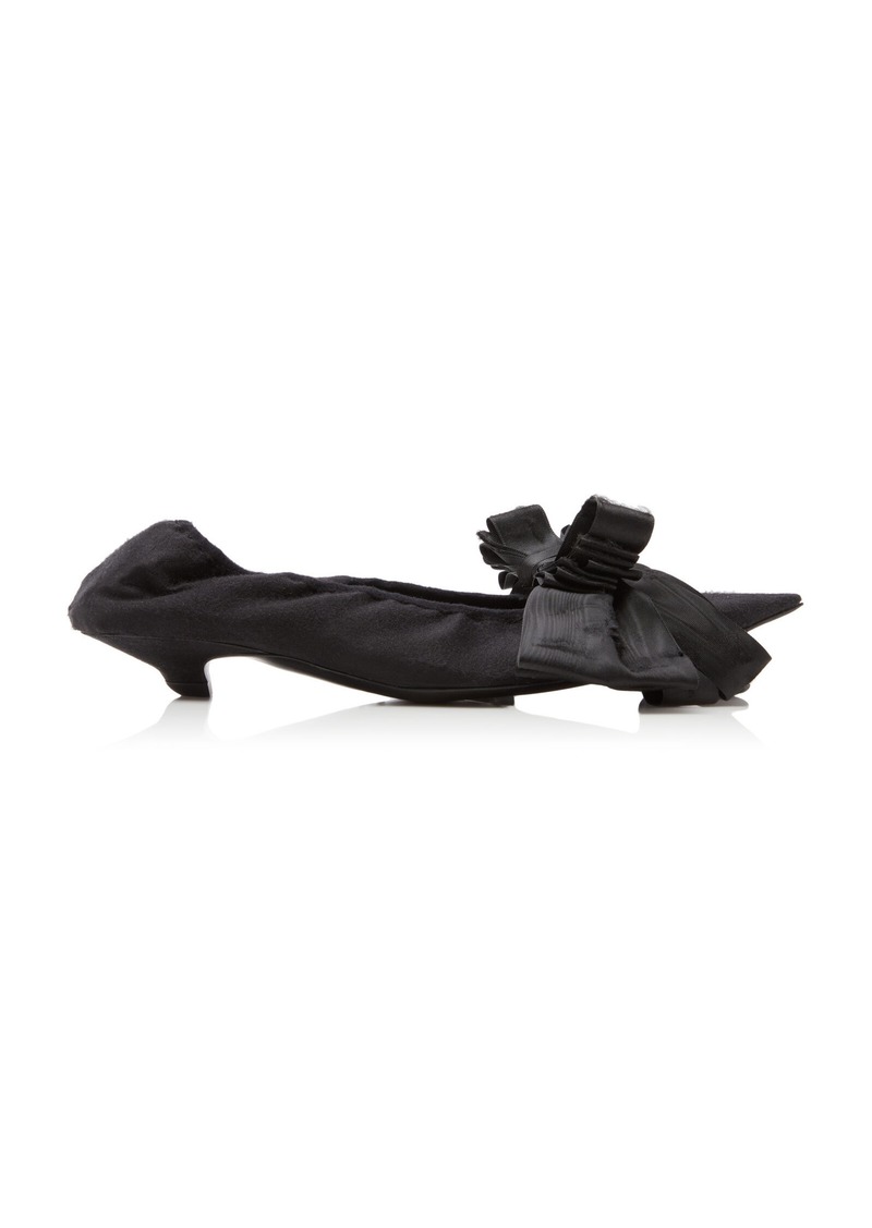 Balenciaga - Louis XV Satin Leather Pumps - Black - IT 37 - Moda Operandi