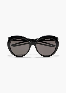 Balenciaga - Round-frame acetate sunglasses - Black - OneSize