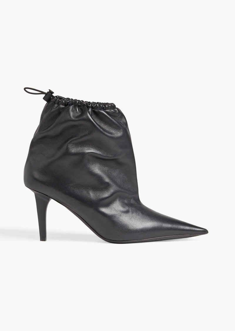 Balenciaga - Scrunch stretch-leather ankle boots - Black - EU 38