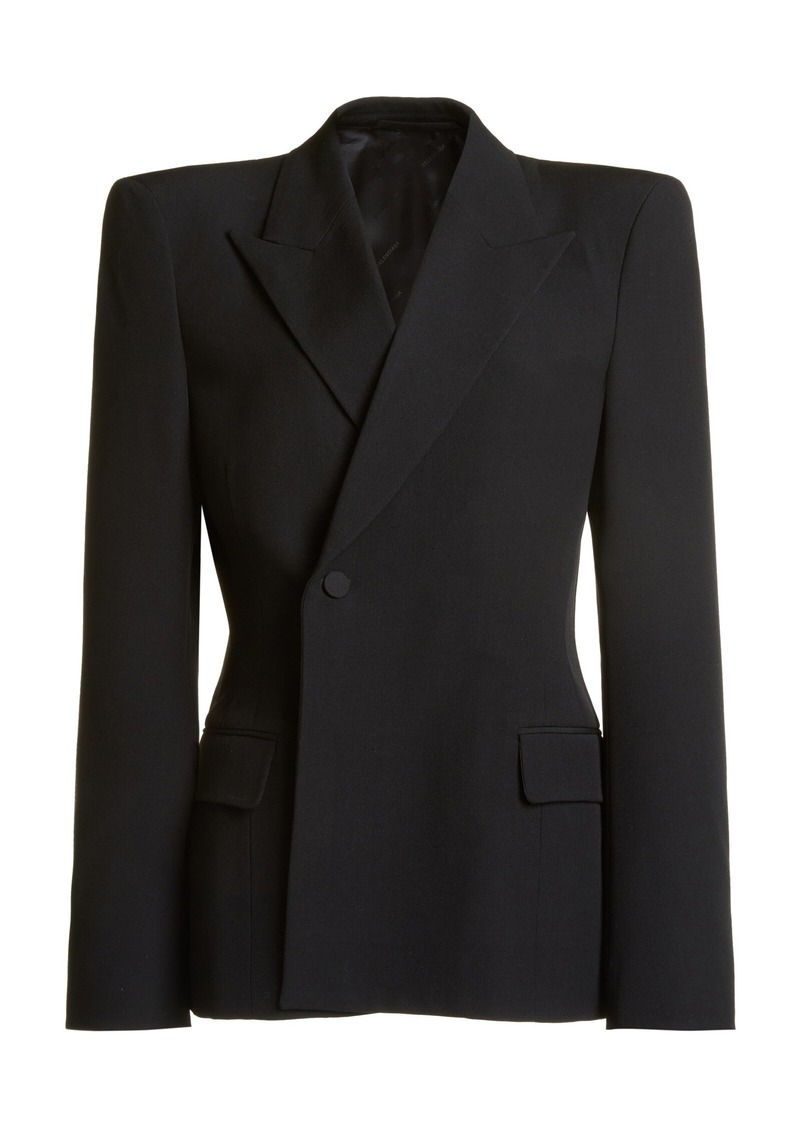 Balenciaga - Tailored Twill Blazer Jacket - Black - FR 40 - Moda Operandi
