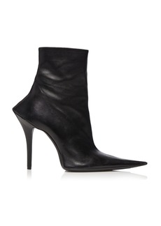 Balenciaga - Witch Leather Booties - Black - IT 38 - Moda Operandi