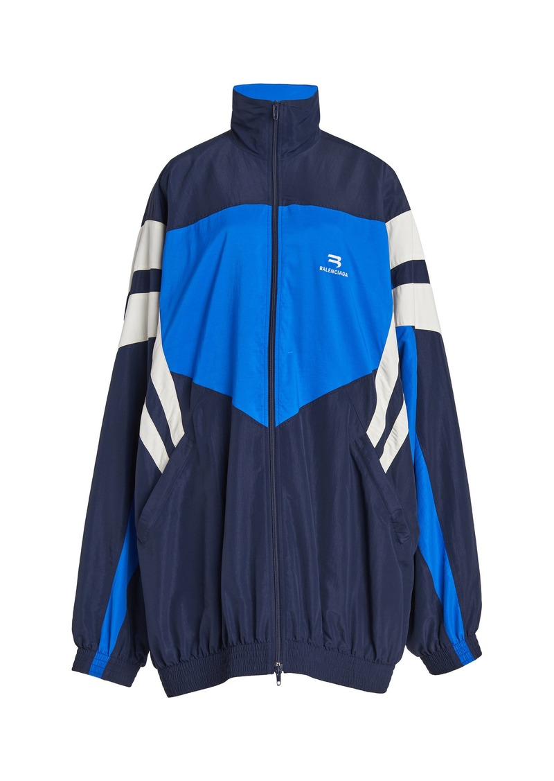 balenciaga track jacket blue