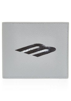 Balenciaga 3B Logo Leather Bifold Wallet