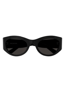 Balenciaga 54mm Oval Sunglasses