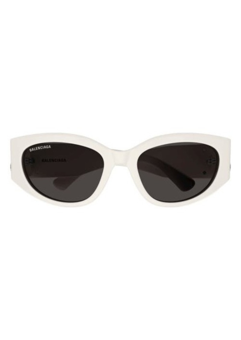 Balenciaga 55mm Round Sunglasses