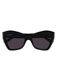 Balenciaga 56mm Geometric Sunglasses