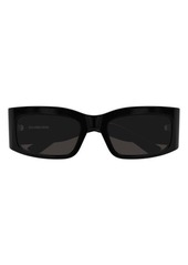 Balenciaga 56mm Rectangular Sunglasses
