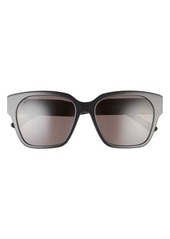 Balenciaga 56mm Square Sunglasses