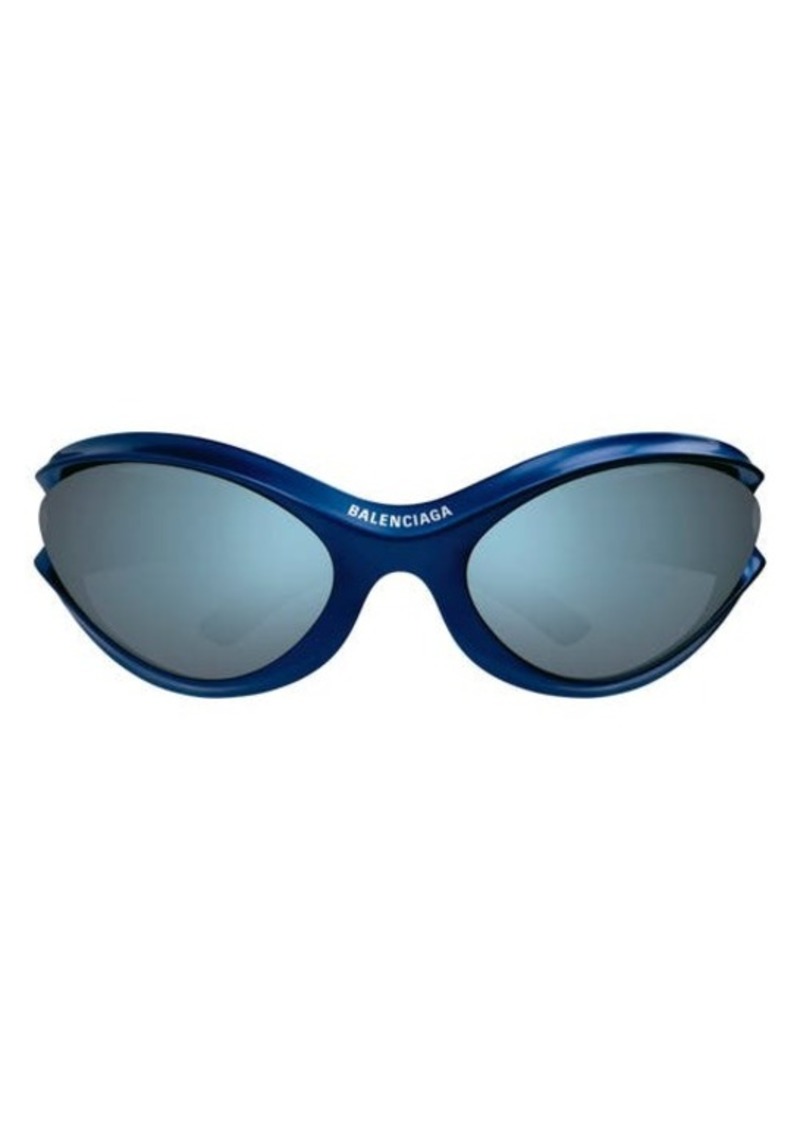 Balenciaga 77mm Oversized Geometric Sunglasses