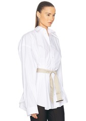 Balenciaga Belted Shirt