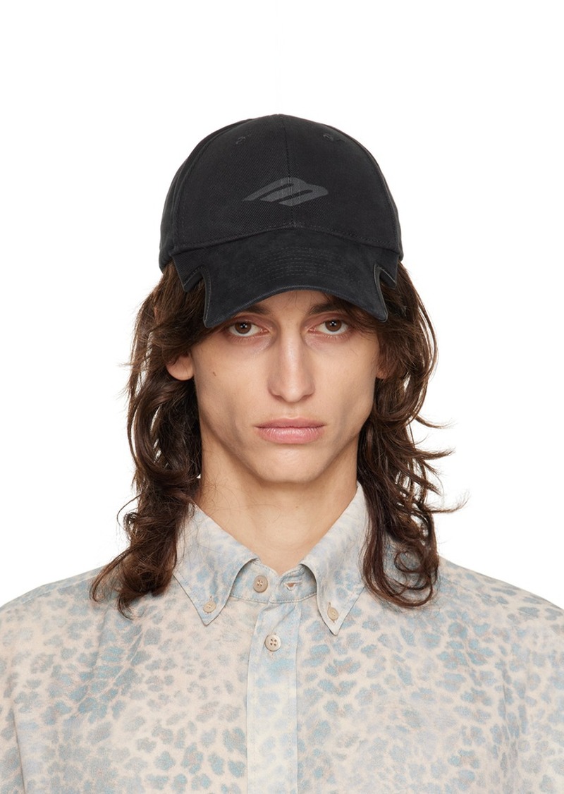 Balenciaga Black 3B Stencil Cap