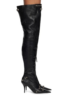 Balenciaga Black Cagole Boots