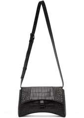 Balenciaga Black Croc XS Soft Hourglass Bag