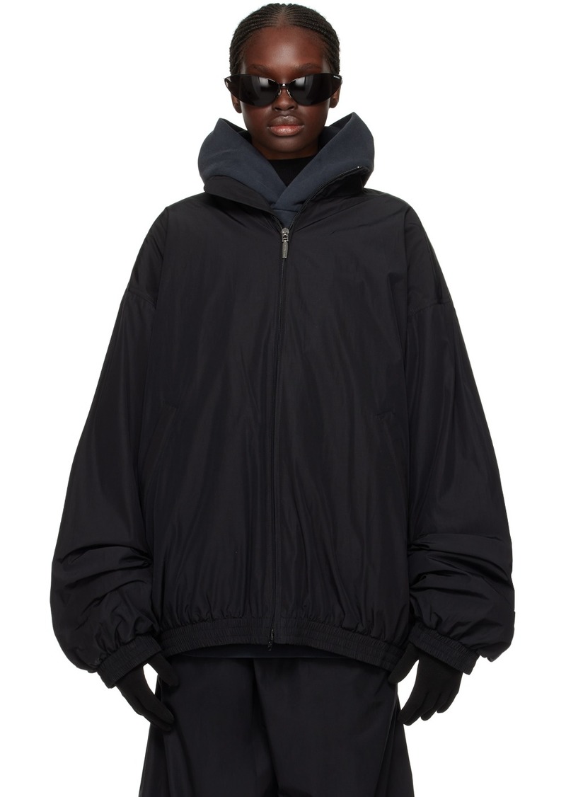 Balenciaga Black DIY Metal Outline Track Jacket